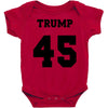 Trump 45 jersey number Baby Bodysuit