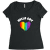 Hella Gay Women's Triblend Scoop T-shirt