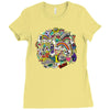 oh yeah Ladies Fitted T-Shirt
