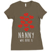 nanny was here Ladies Fitted T-Shirt
