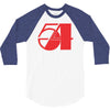 tudio 54 retro disco paradise garage chicago house 3/4 Sleeve Shirt