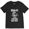 Back Off I Have A Crazy Grandpa And I am not Afraid To Use Him V-Neck Tee