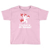 i tried it at home! funny Toddler T-shirt
