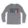 Women's March Hear Our Voice Long Sleeve Shirts