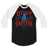 down with the capitol 3/4 Sleeve Shirt