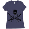 pi rate pirate Ladies Fitted T-Shirt