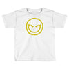evil smiley emoticon Toddler T-shirt