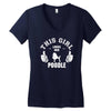 This Girl Loves Poodle Women's V-Neck T-Shirt