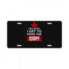 frisk cop leo police wife License Plate