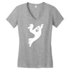 fun ghost Women's V-Neck T-Shirt