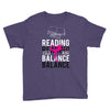 Reading Yoga Wine Balance Youth Tee