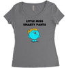 little miss smarty pants Women's Triblend Scoop T-shirt