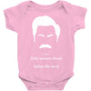 only women shave below the neck Baby Onesie