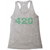 marijuana 420 Racerback Tank