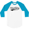 mathlete t shirt funny math humor geek nerd school athlete 3/4 Sleeve Shirt