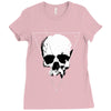 space skull Ladies Fitted T-Shirt
