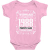 vintage made in 1988 perfectly aged a living legend Baby Bodysuit