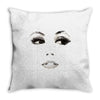 girl eye face Throw Pillow