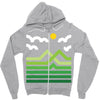 mountain Zipper Hoodie