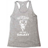 Best Dad in The Galaxy Racerback Tank
