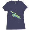 uss millennium enterprise Ladies Fitted T-Shirt