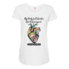 my body is a garden, not a graveyard Maternity Scoop Neck T-shirt