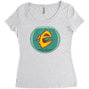 angry goldfish cartoon Women's Triblend Scoop T-shirt