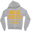 mac and cheese please Zipper Hoodie