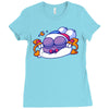 night doodle Ladies Fitted T-Shirt