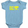 nuclear physics is the bomb Baby Onesie