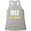 911 dispatcher heroes Racerback Tank