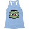 monster owls   frankenstein Racerback Tank