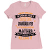 Super Cool Granddaughter Of A Freaking Awesome Mother Ladies Fitted T-Shirt