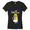 simpsons minion movie parody homer funny Women's V-Neck T-Shirt