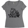 best friends Women's Triblend Scoop T-shirt