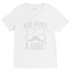 who wants to ride V-Neck Tee