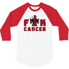deadpool fuck cancer 3/4 Sleeve Shirt