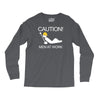 caution men at work Long Sleeve Shirts