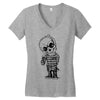 scary boy Women's V-Neck T-Shirt