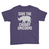 save the chubby unicorns (2) Youth Tee