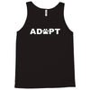 adopt paw sticker vinyl decal dog cat pet puppy Tank Top