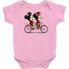 biking down main street Baby Bodysuit