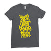 fuck what people think Ladies Fitted T-Shirt