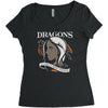 dragons are a girl's best frien Women's Triblend Scoop T-shirt
