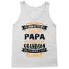 Super Cool Papa Of A Freaking Awesome Grandson Tank Top