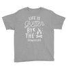life is better by the camp fire Youth Tee