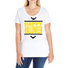happy halloween (2) Ladies Curvy T-Shirt