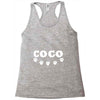 loco coco skul Racerback Tank