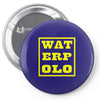 stylish water polo Pin-back button