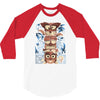 crazy totem 3/4 Sleeve Shirt